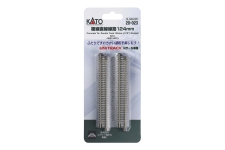 KATO-Lemke K20-023 - N - Doppelgleis, gerade, 124 mm (2 Stück)